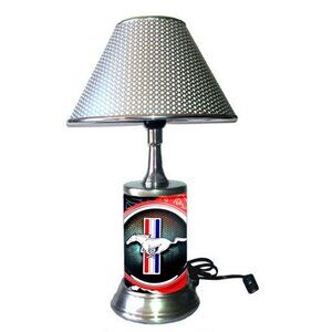 Ford Mustang table lamp with shade, desk lamp